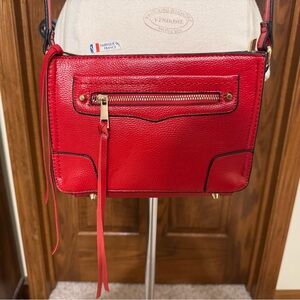 NWT MELLOW WORLD Vibrant Red Crossbody Bag